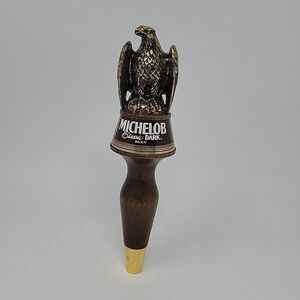 Vintage Wooden Anheuser Busch Michelob Eagle Top Beer Tap Handle 9"